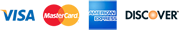 Visa Mastercard American Express Discover